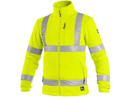 Bunda CXS PRESTON, výstražná, žlutá, vel. L